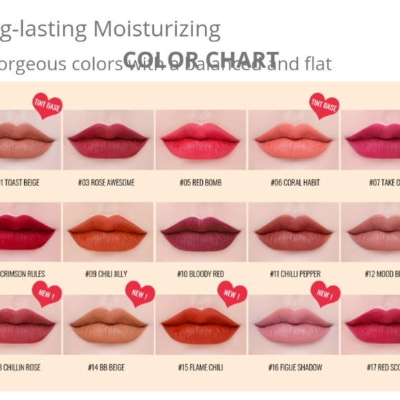 ʕ·ᴥ·ʔ RAREKIND Matte Lip Tint by Amorepacific, Lightweight CHILI JILLY - Picture 6 of 7